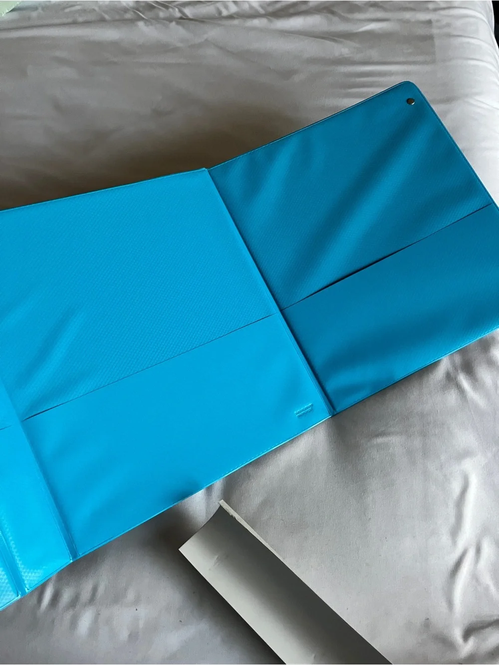 Mead Blue 1 Inch Tri-Fold 3 Ring Binder D-Rings 225 Sheet Capacity New
